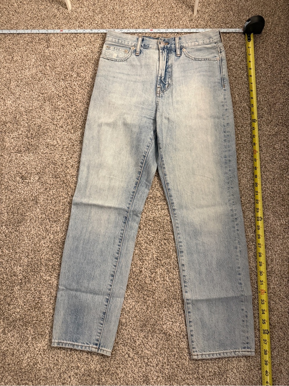 Madewell The Perfect Vintage Jean Light Blue Straight Leg Jeans